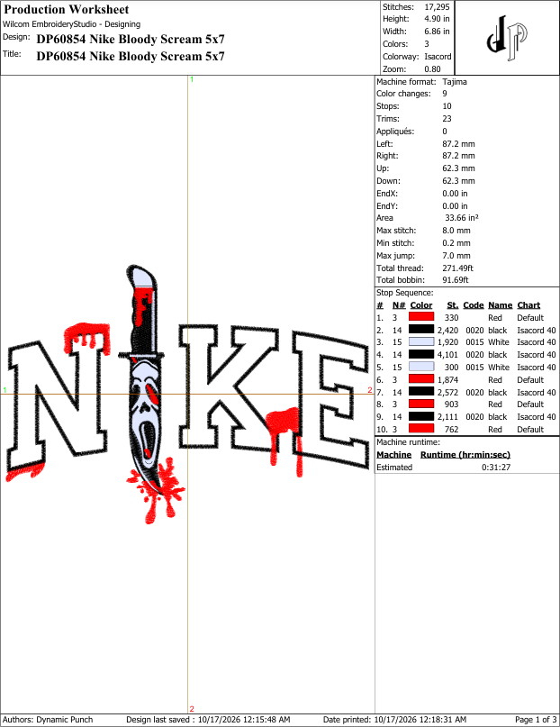 Nike Bloody Scream