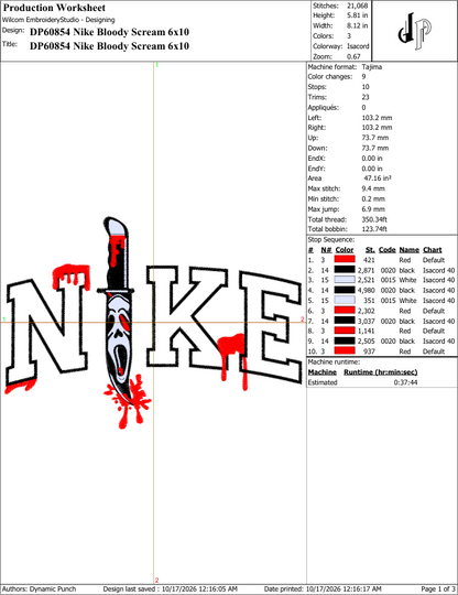 Nike Bloody Scream
