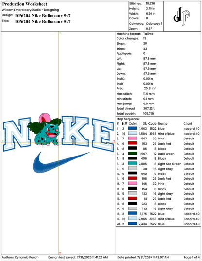 Nilke Bulbasaur