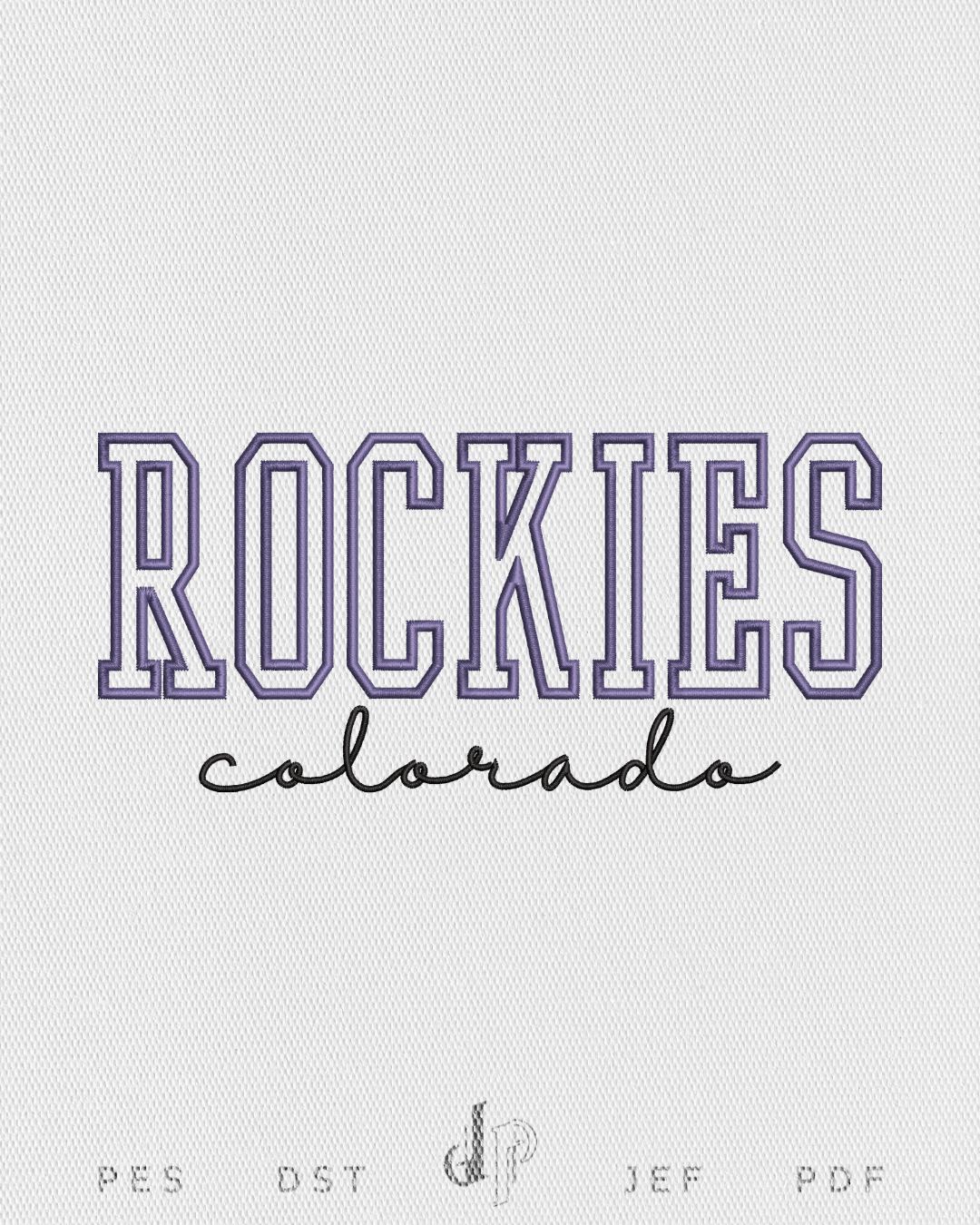 Rockies Applique