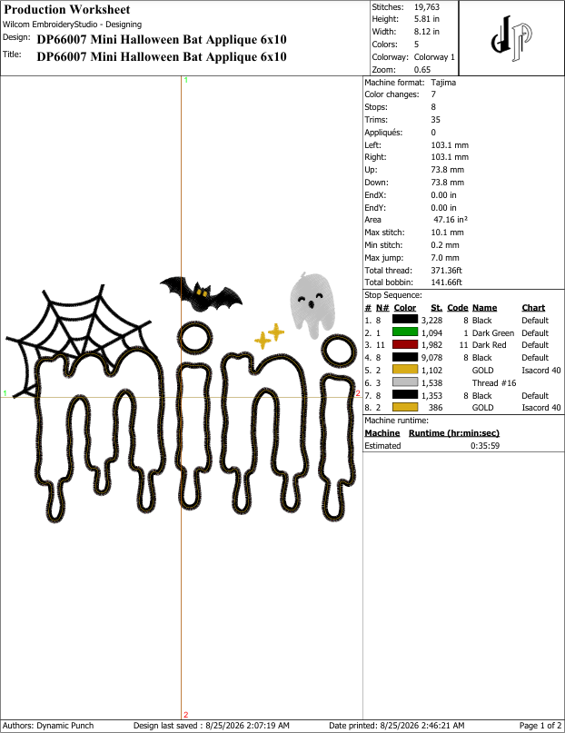 Mini Halloween Applique