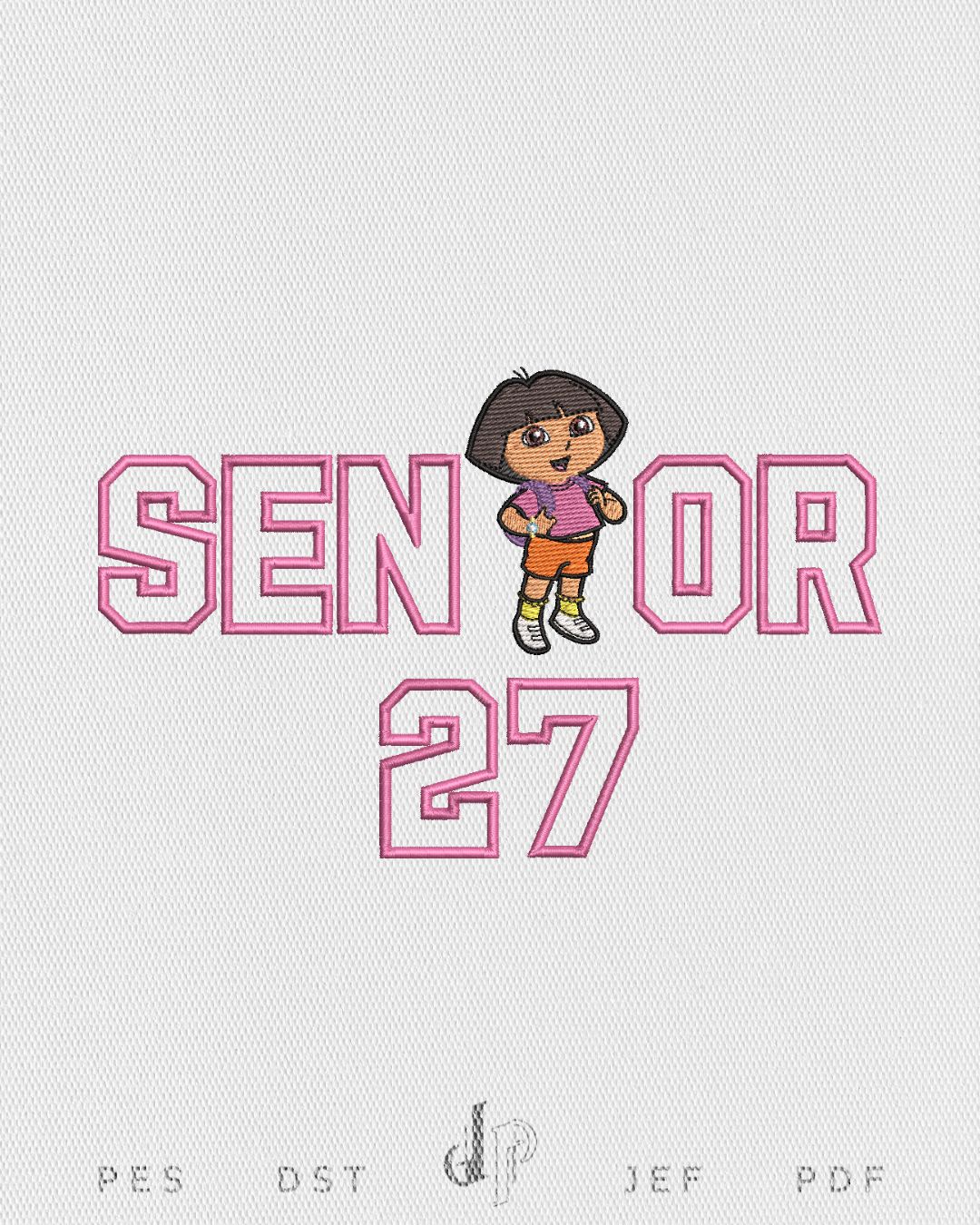 Senior Dora Applique 27