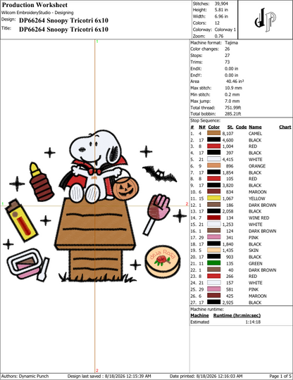 Snoopy Tricotri