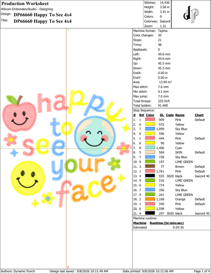 Happy To See Your Face