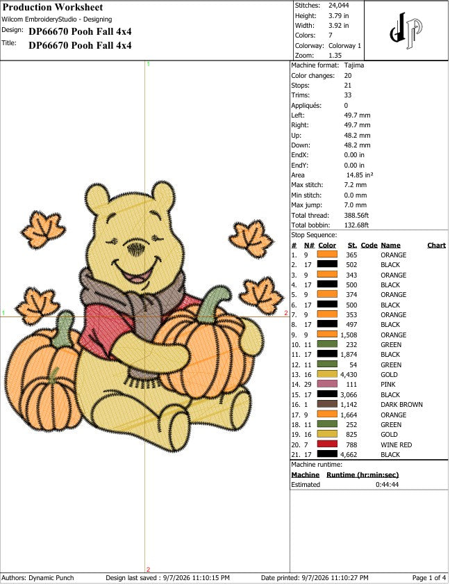 Pooh x Fall
