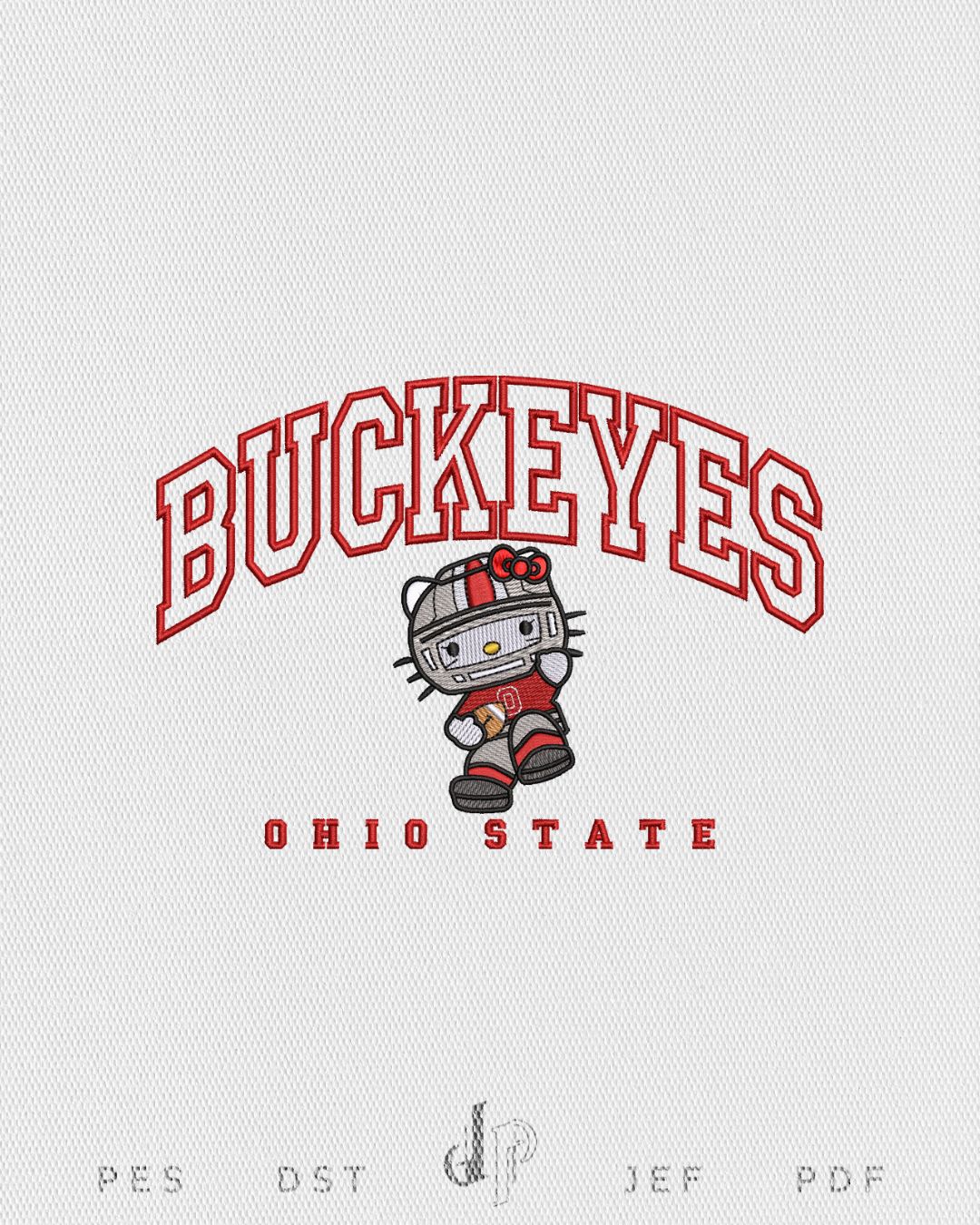 Hello Kitty x Ohio State Buckeyes