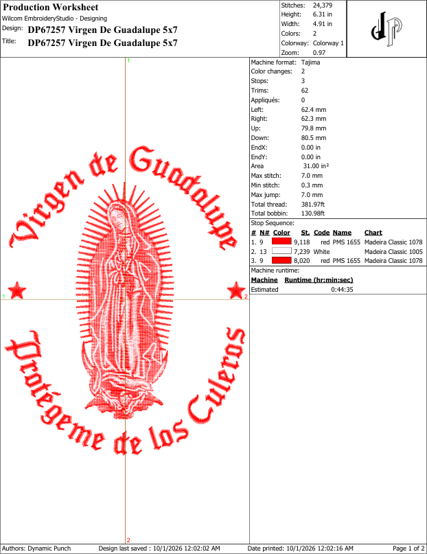 Virgen De Guadalupe