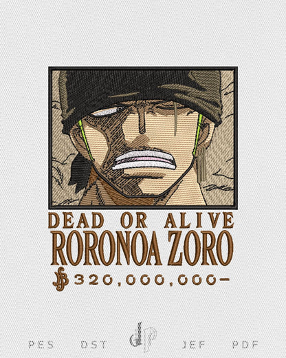 Wanted Roronoa Zoro
