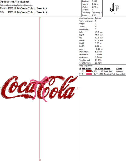 Coca Cola x Bow
