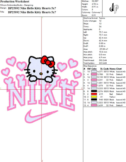 Nike Hello Kitty Hearts