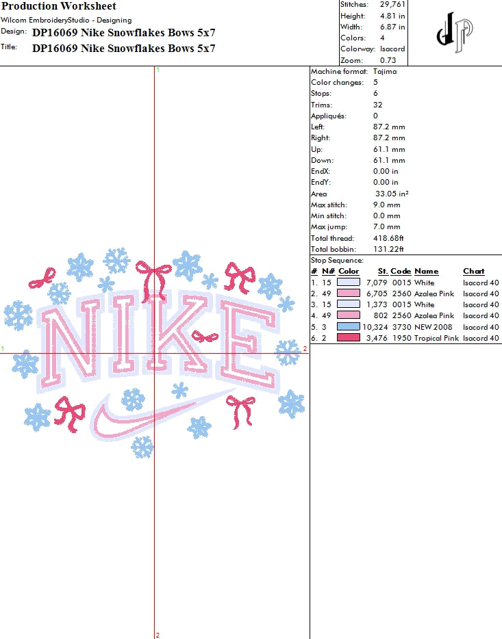 Nike Snowflakes Bows