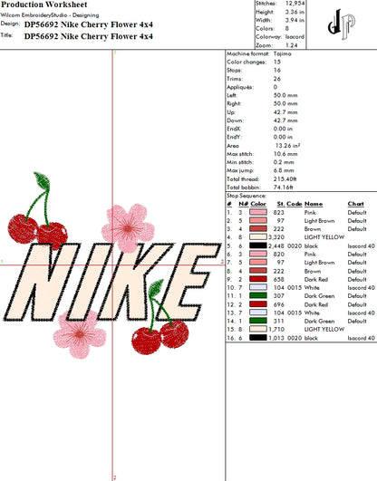 Nike Cherry Flower