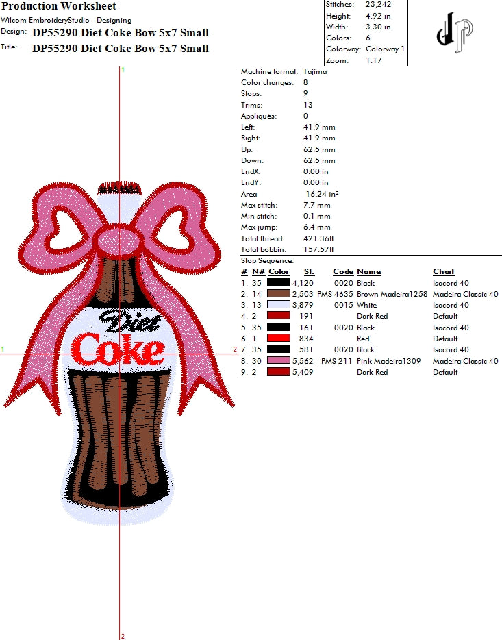 Diet Coke Bow