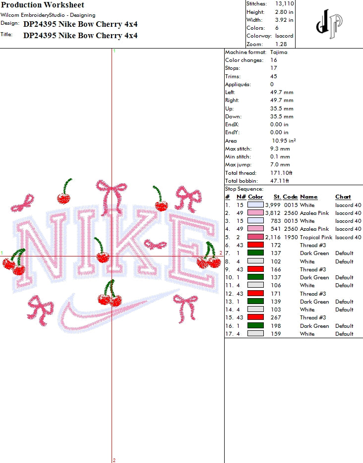 Nike Bow Cherry