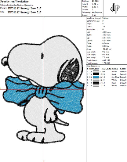 Snoopy Bow