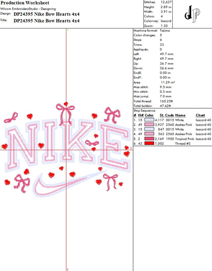 Nike Bow Hearts