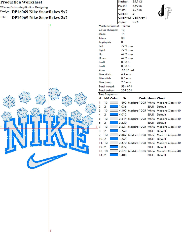 Nike Snowflakes
