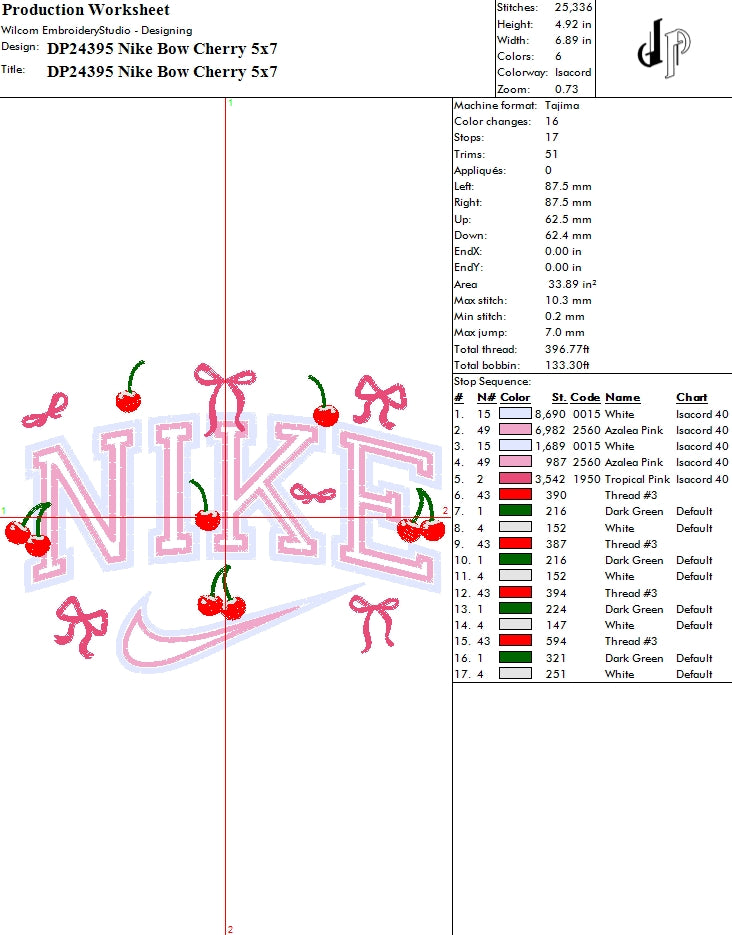 Nike Bow Cherry