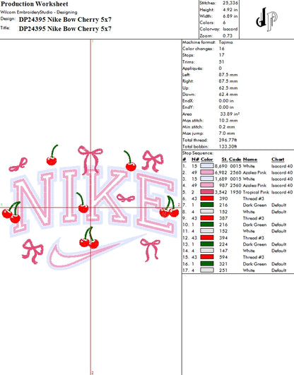 Nike Bow Cherry