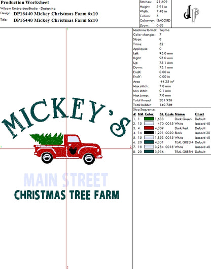 Mickey Christmas Farm