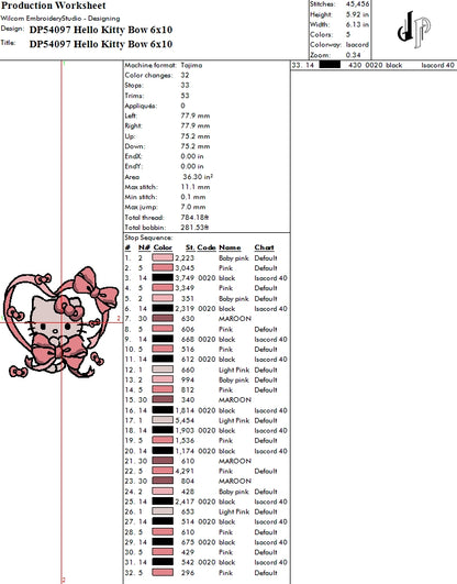Hello Kitty Bow
