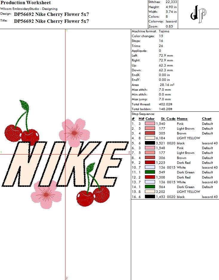 Nike Cherry Flower