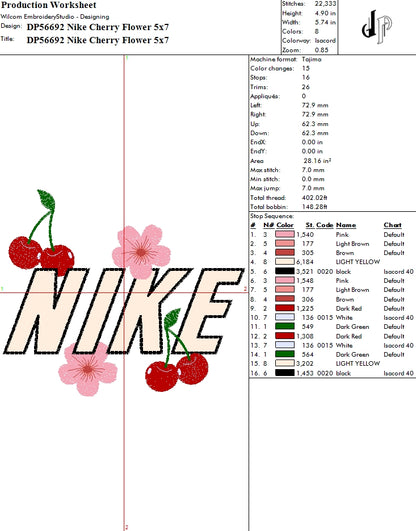 Nike Cherry Flower