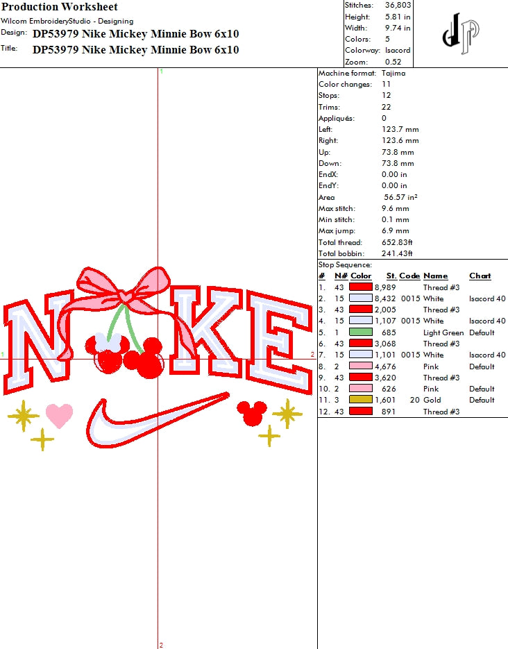 Nike Mickey Minnie Bow