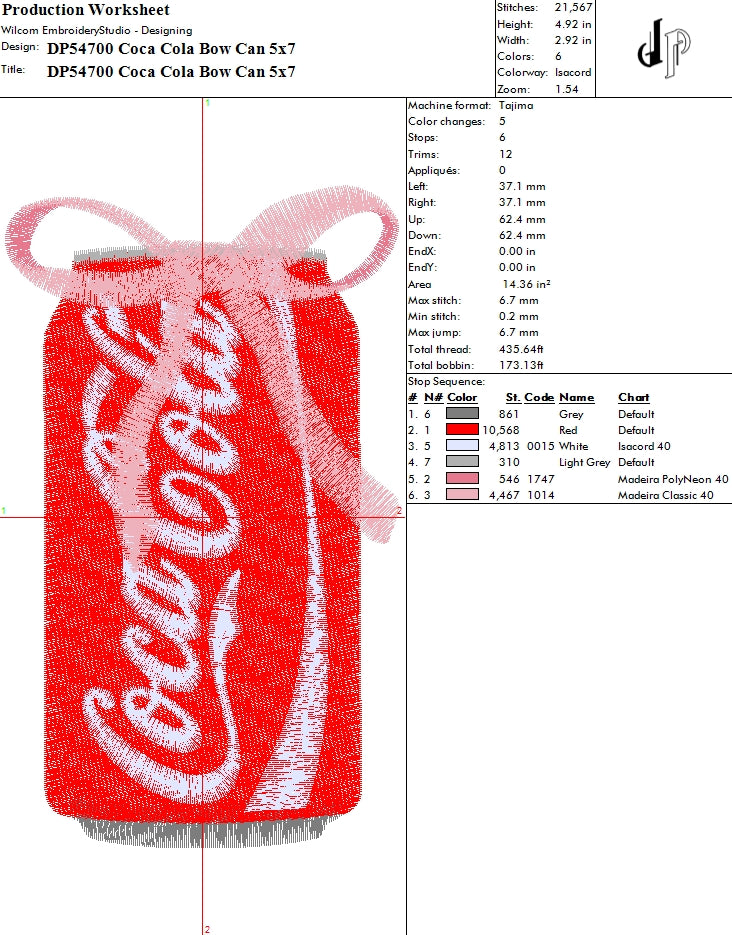 Coca Cola Bow Can