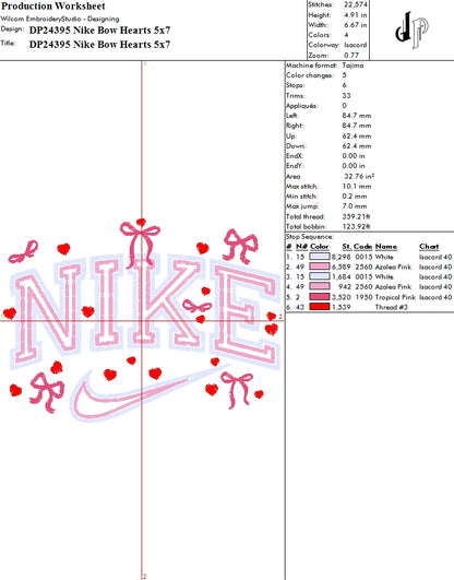 Nike Bow Hearts