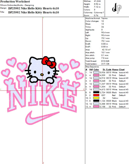Nike Hello Kitty Hearts