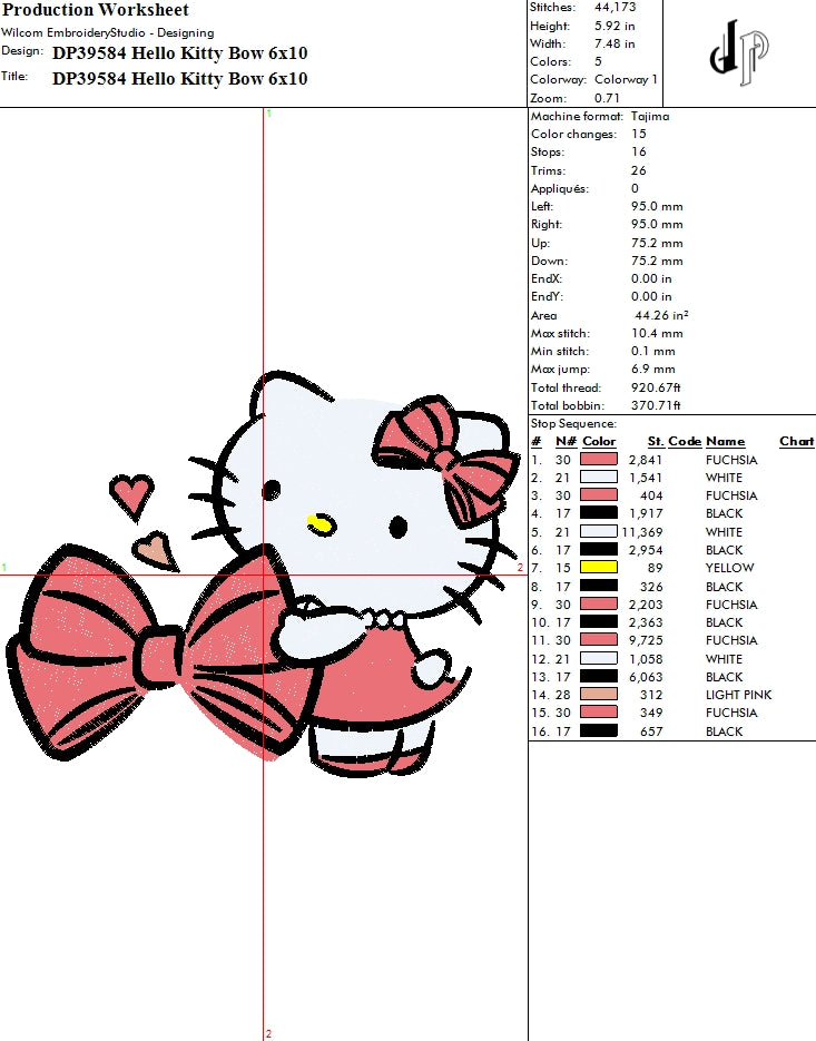 Hello Kitty Bow
