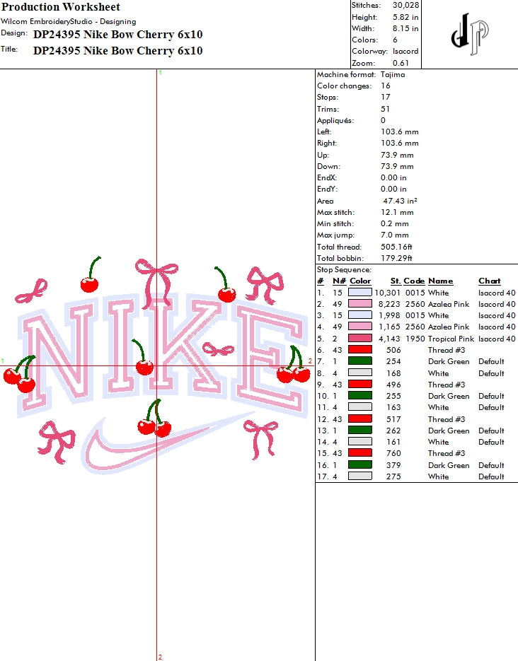 Nike Bow Cherry