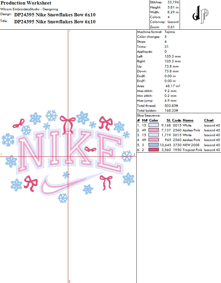 Nike Snowflakes Bow