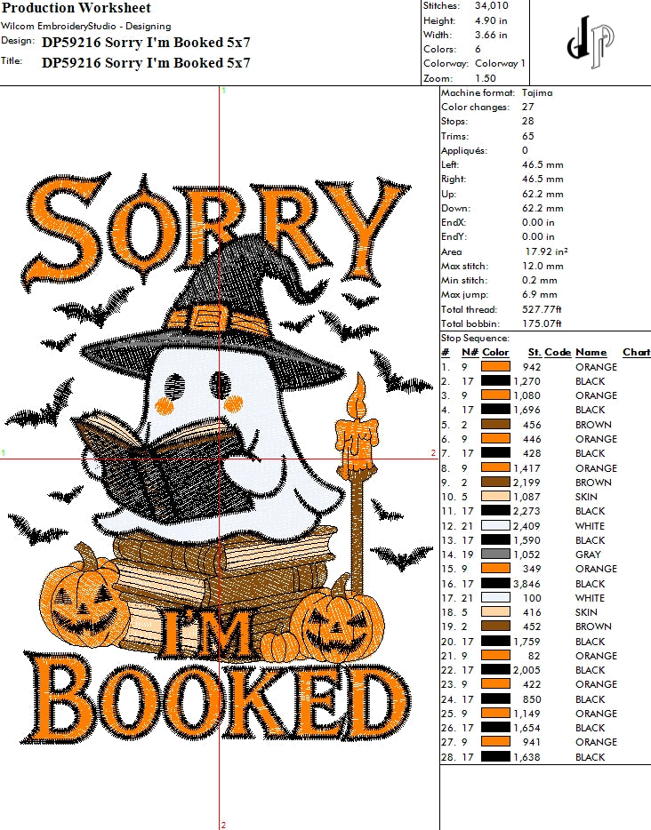 Sorry I'm Booked