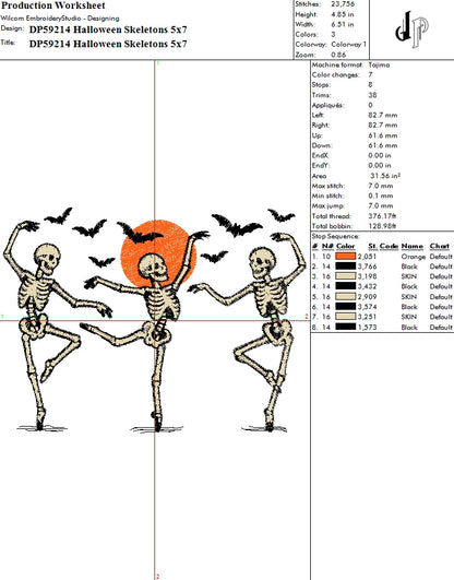Halloween Skeletons