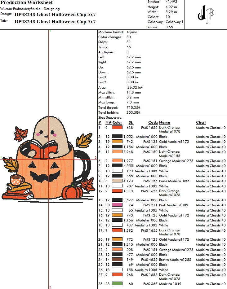 Ghost Halloween Cup