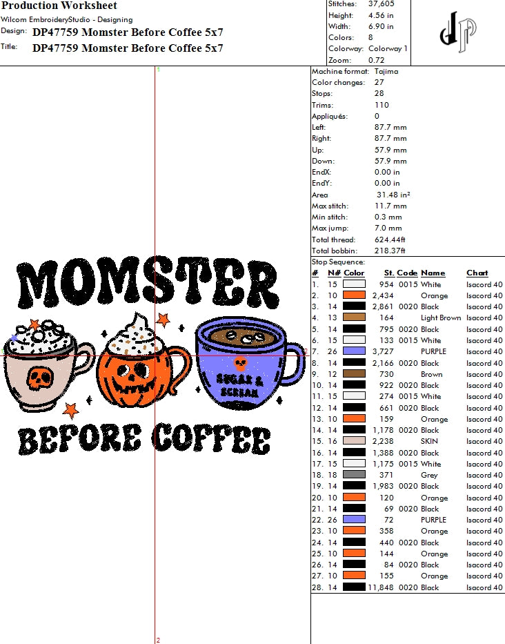 Momster Before Coffee