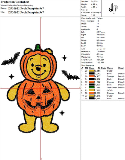 Pooh Pumpkin
