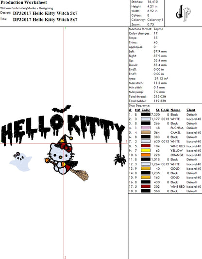 Hello Kitty Witch