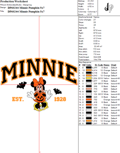 Minnie Pumpkin
