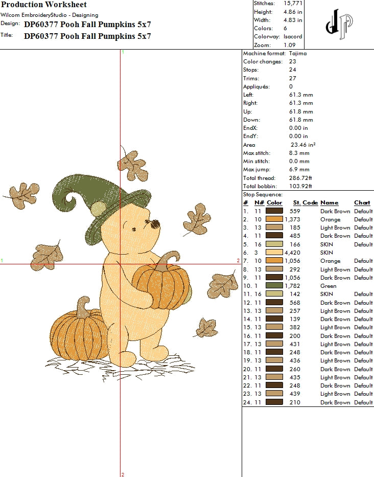 Pooh Fall Pumpkins