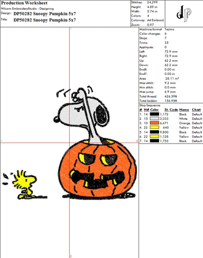 Snoopy Pumpkin