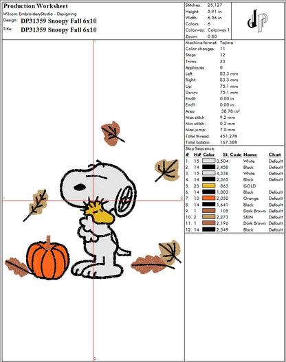 Snoopy Fall