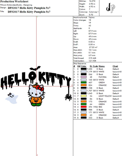 Hello Kitty Pumpkin
