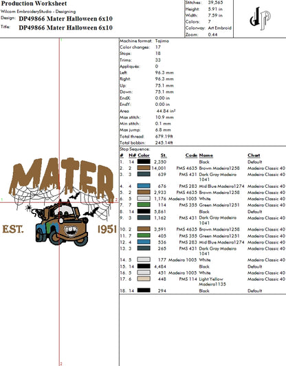 Mater Halloween