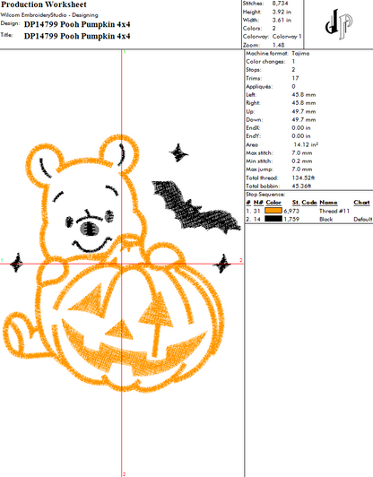 Pooh Pumpkin