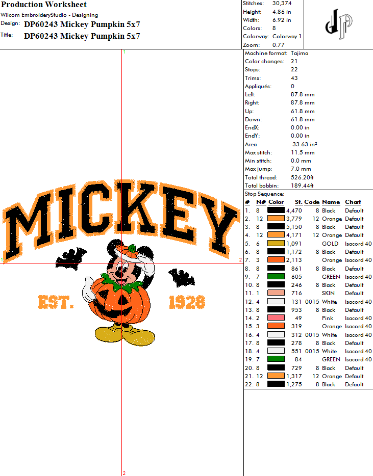 Mickey Pumpkin