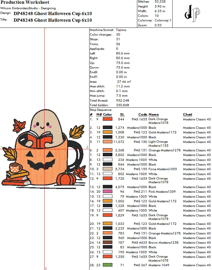 Ghost Halloween Cup