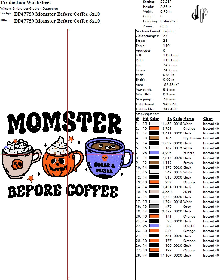 Momster Before Coffee